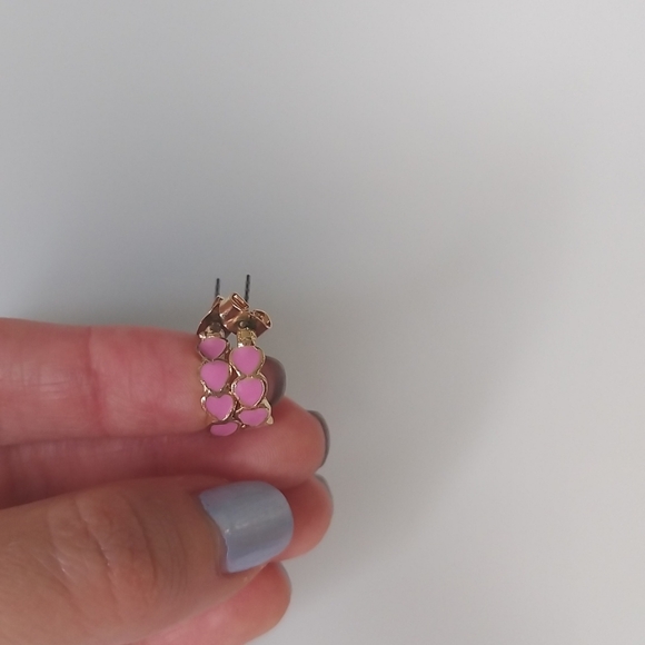 Open hoop post earrings set of 3 - Picture 5 of 5